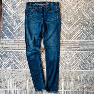 J. Crew 8” Mid-Rise Skinny Jeans